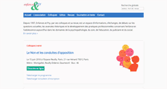 Desktop Screenshot of enfancesetpsy.fr