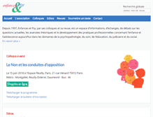 Tablet Screenshot of enfancesetpsy.fr